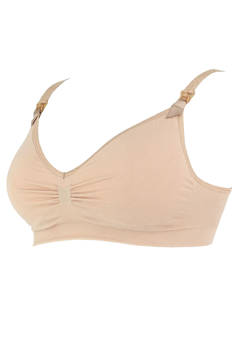 Pietro Brunelli CURVE | Bralette Premaman e Allattamento Beige Sconto