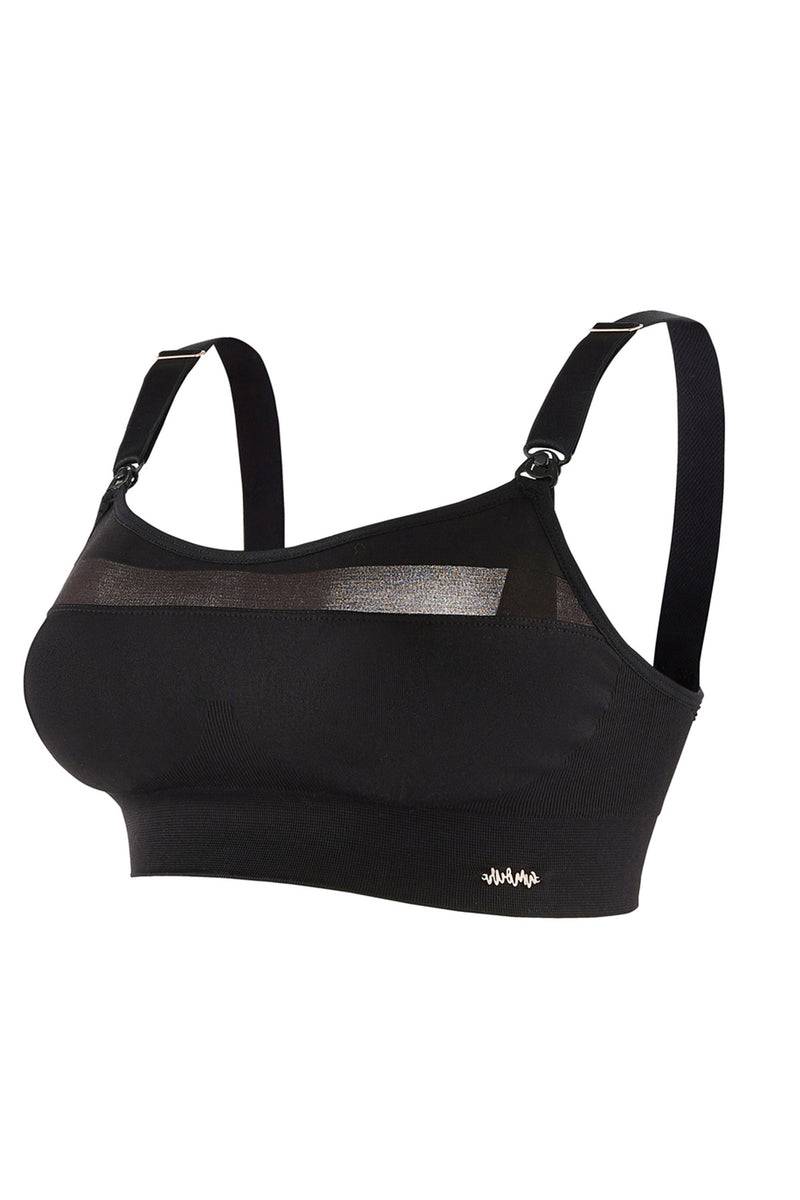 Pietro Brunelli WOMA | Reggiseno Sportivo Premaman e Allattamento Nero Economico