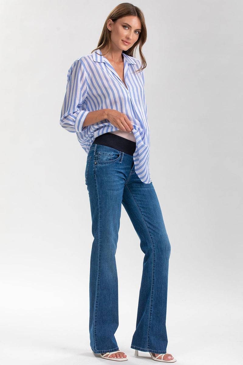 Pietro Brunelli GRADUATED FLARE WA05 | Jeans Premaman Svasati Vendita