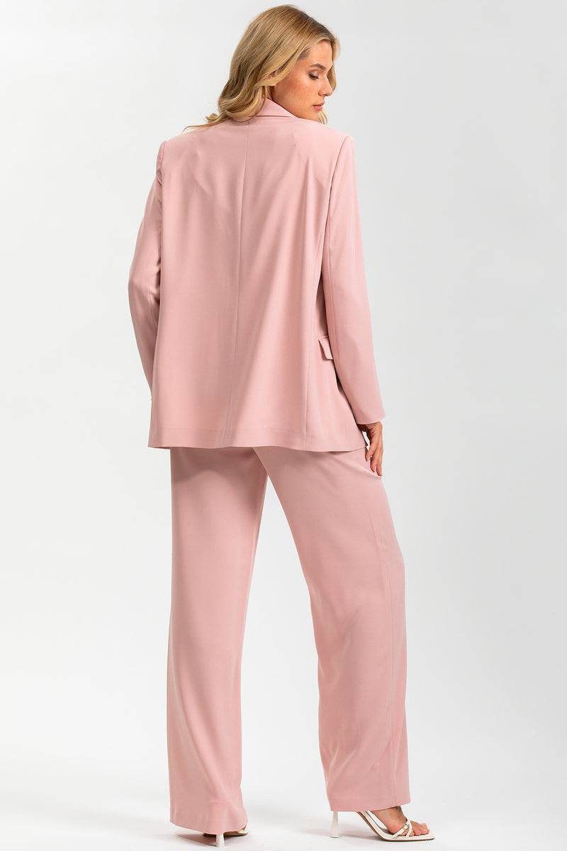 Pietro Brunelli FREDDIE | Pantaloni Premaman Rosa a Gamba Dritta Pezzi Unici