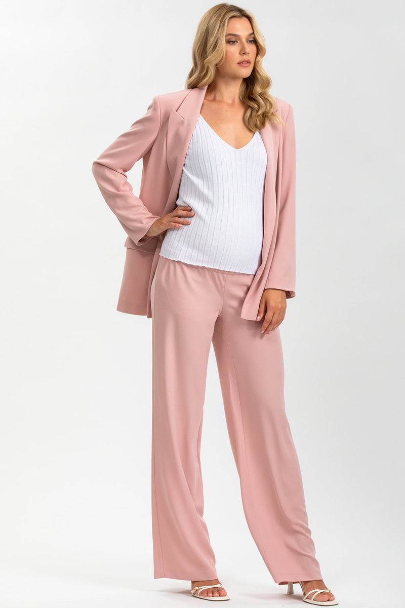 Pietro Brunelli JANE SET | Set Giacca e Pantalone Premaman Rosa Italy