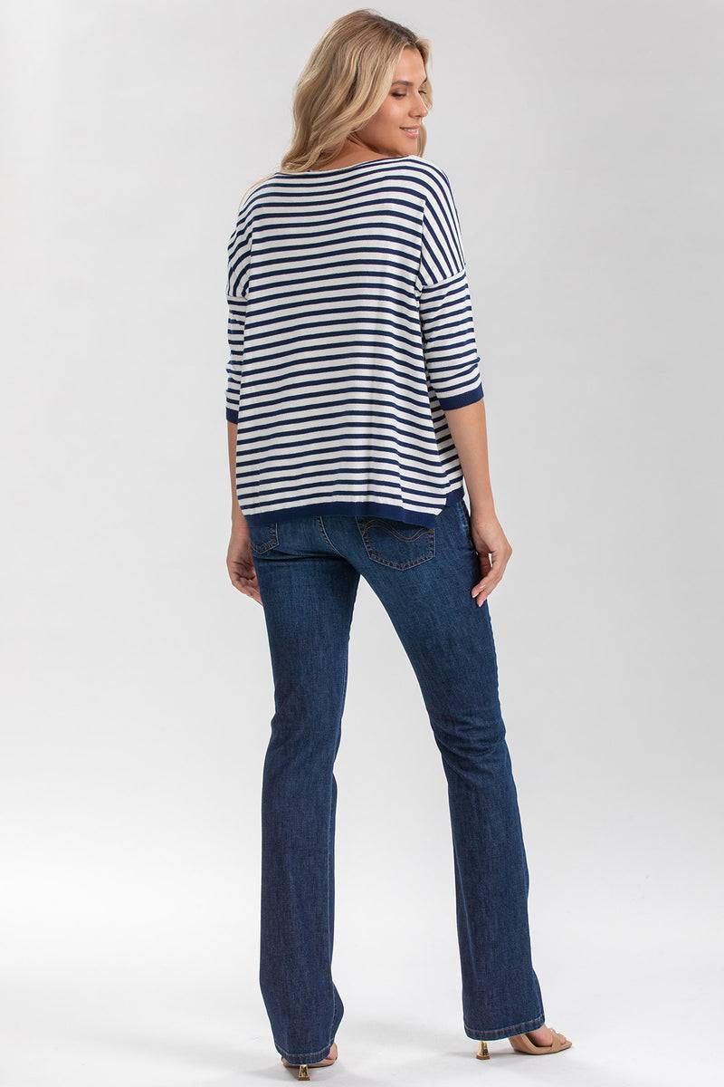 Pietro Brunelli SLIM BOOTCUT WA11 | Jeans Premaman con Gamba Leggermente Svasata Consegna Veloce