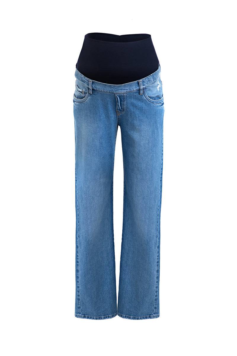Pietro Brunelli HI-RISE STRAIGHT LEG W029 | Jeans Premaman a Gamba Dritta Hotsell