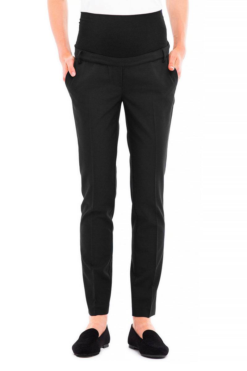 Pietro Brunelli HARRY | Pantalone Premaman Slim Fit da Ufficio Nero Sconto