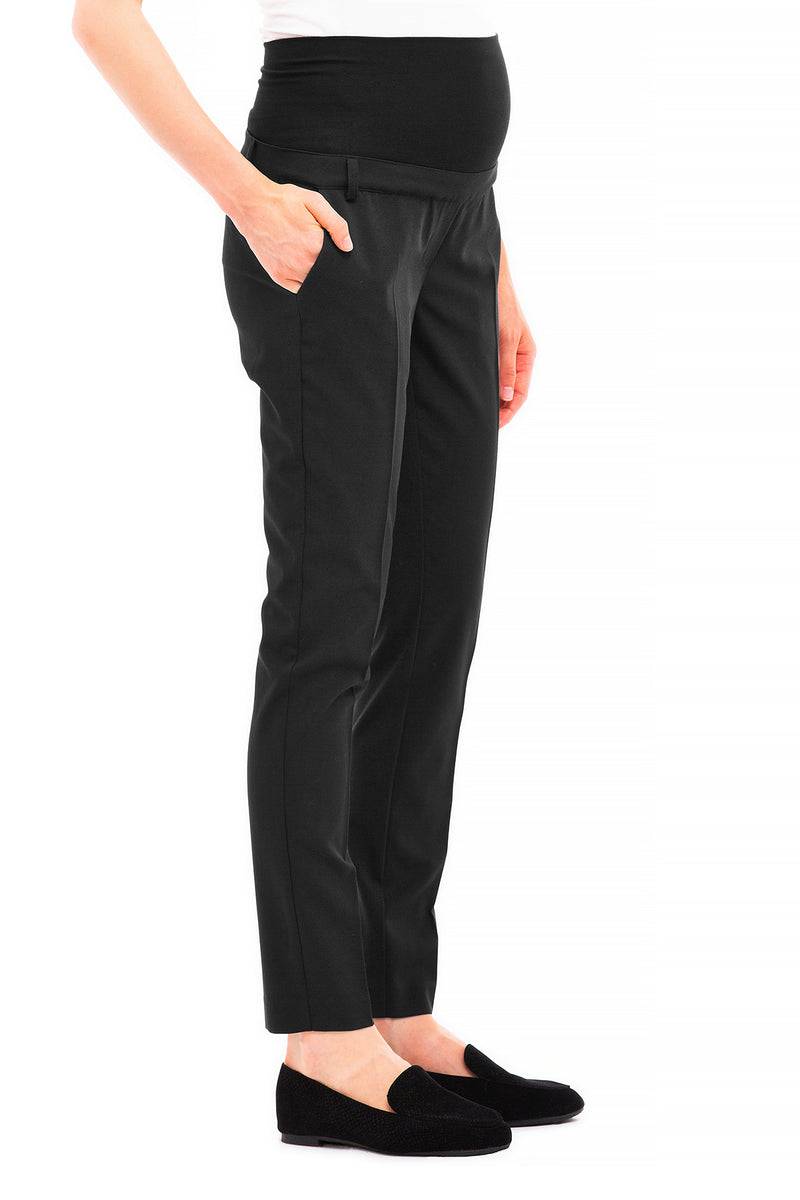 Pietro Brunelli HARRY | Pantalone Premaman Slim Fit da Ufficio Nero Sconto
