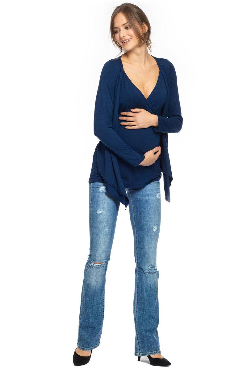 Pietro Brunelli SLIM BOOTCUT W607 | Jeans Premaman con Rotture Italia