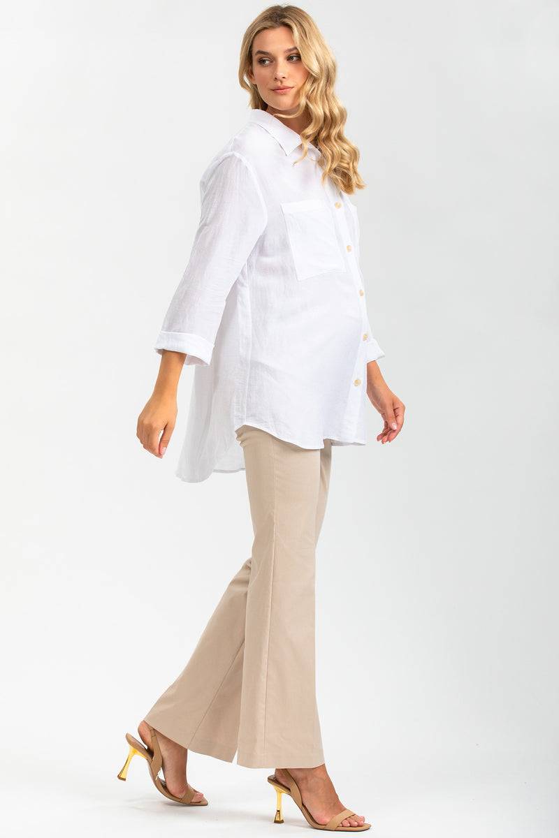 Pietro Brunelli LISA | Camicia Oversize Bianca Vendita