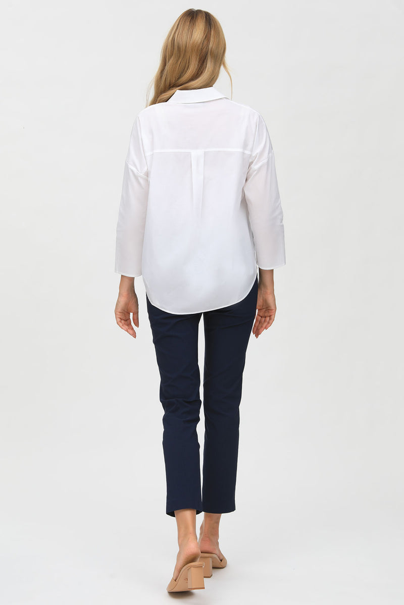 Pietro Brunelli SORRENTO | Camicia Premaman in Popeline Spedizione Gratuita