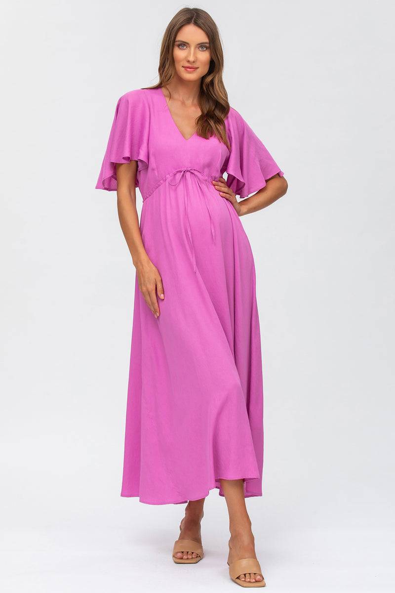 Pietro Brunelli VALENTINA | Maxi Abito Premaman Fucsia Economico