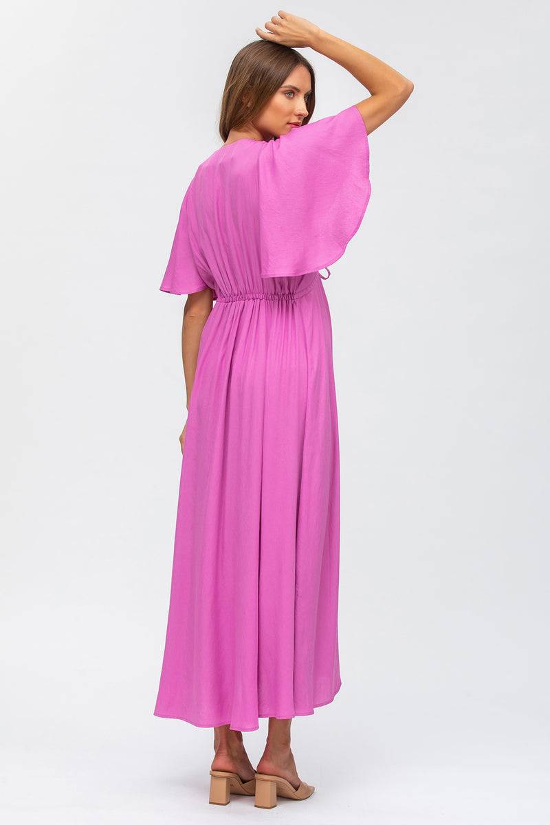 Pietro Brunelli VALENTINA | Maxi Abito Premaman Fucsia Economico