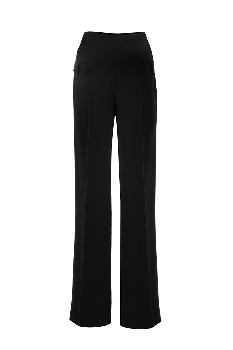 Pietro Brunelli FREDDIE | Pantaloni Premaman Neri a Gamba Dritta Online