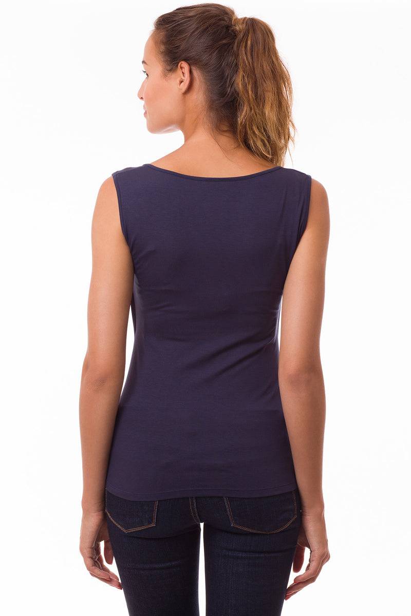Pietro Brunelli MARIE | Top Premaman e Allattamento Navy Smanicato Offerte