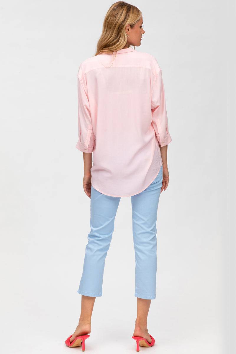 Pietro Brunelli CAPRI AZZURO | Pantaloni Premaman in Cotone Elasticizzato Hotsell