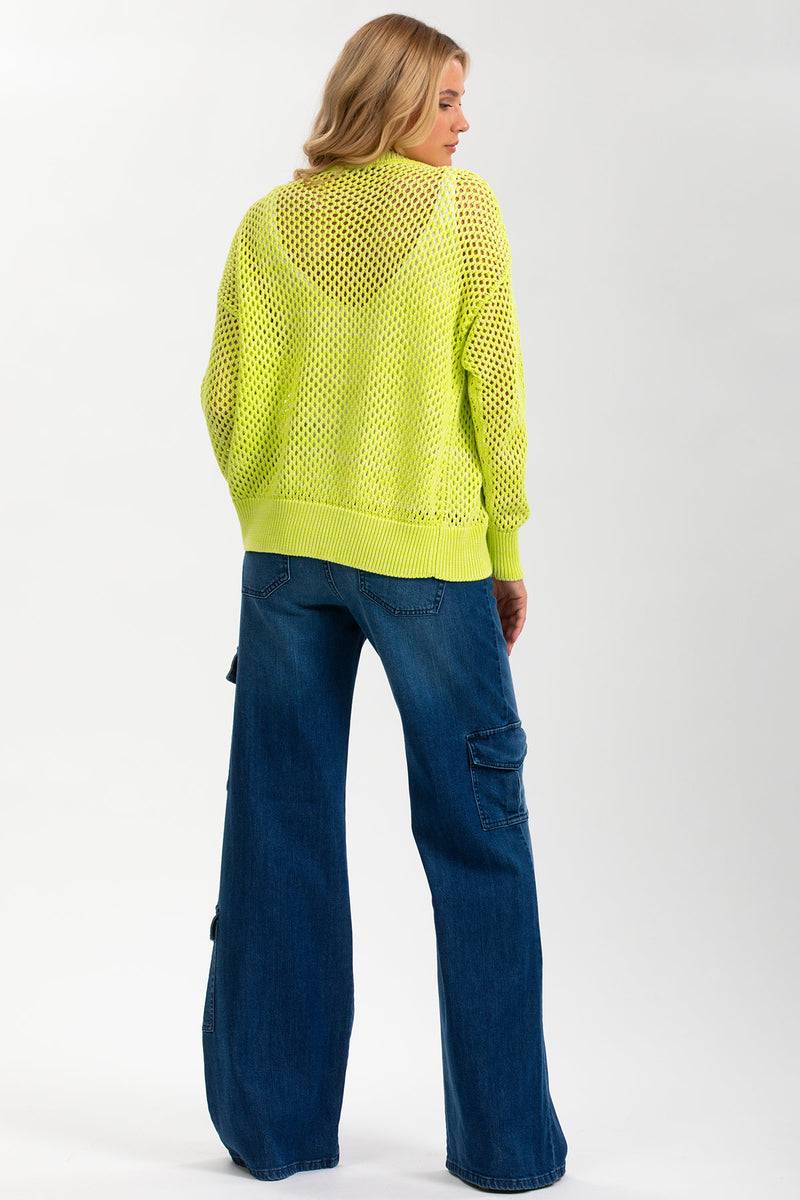 Pietro Brunelli MACY | Cardigan Premaman Verde con Bottoni Nuova