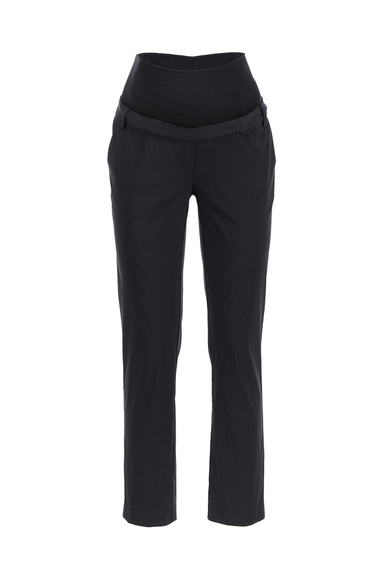 Pietro Brunelli ELWOOD | Pantaloni Premaman Elasticizzati Neri Nuovo