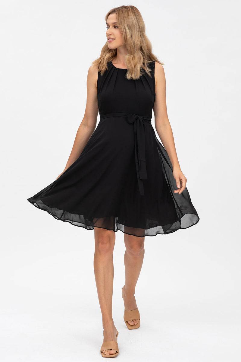 Pietro Brunelli TAMIGI | Abito Premaman in Chiffon Nero Affare Del Giorno