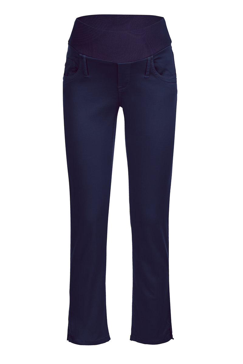 Pietro Brunelli CAPRI BLU | Pantaloni Premaman in Cotone Elasticizzato Offerta