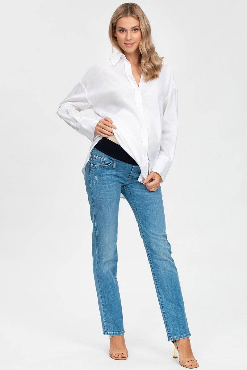 Pietro Brunelli EXTRA LENGTH W340 | Jeans Premaman con Gamba Dritta Online