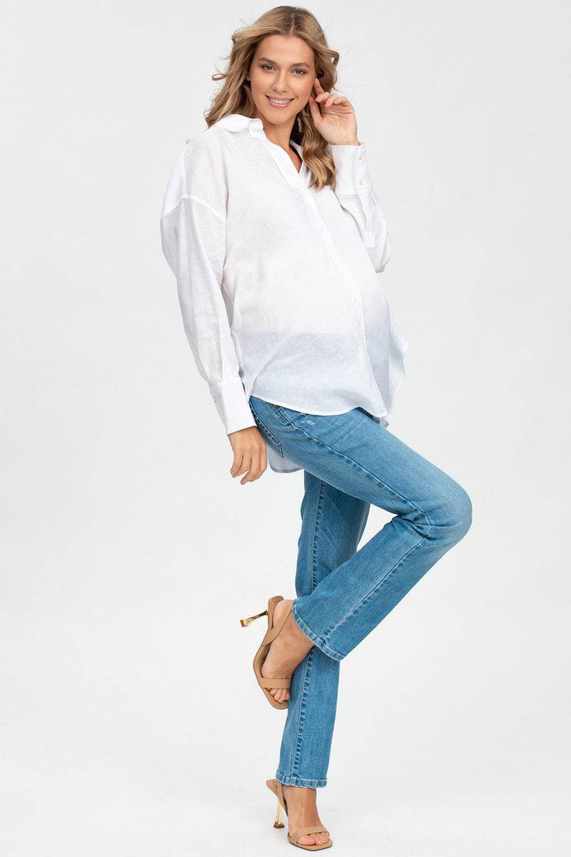 Pietro Brunelli EXTRA LENGTH W340 | Jeans Premaman con Gamba Dritta Online