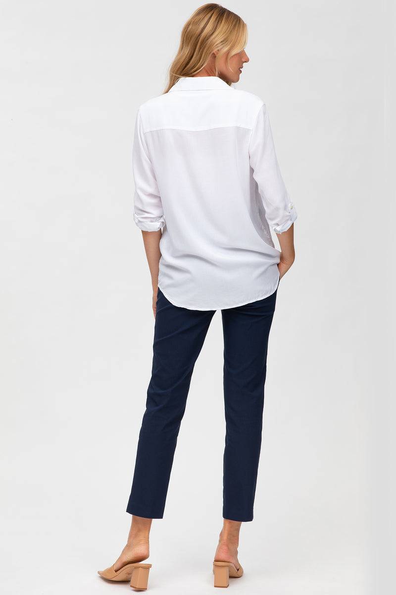 Pietro Brunelli ELWOOD | Pantaloni Premaman Elasticizzati Blu Negozio