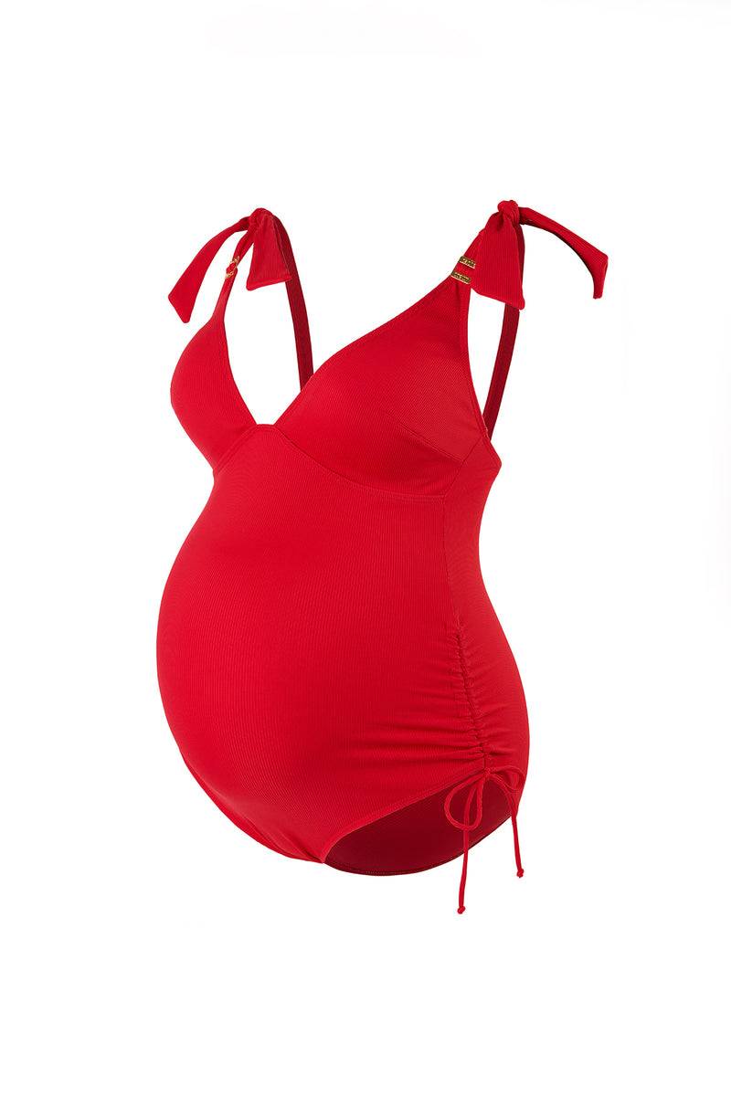 Pietro Brunelli PORTO VECCHIO | Costume Premaman Intero Rosso In Saldo