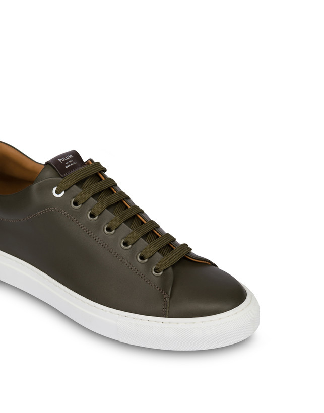 Pollini Sneakers In Vitello Tennis Club Militare Vendita Calda