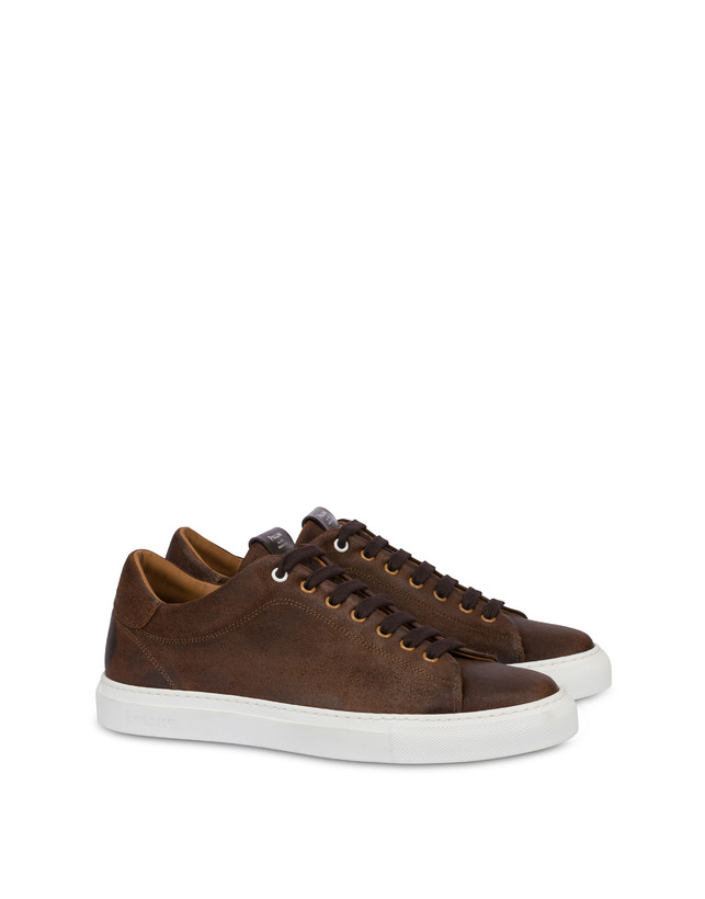 Pollini Sneakers In Crosta Tennis Club T.moro Negozio