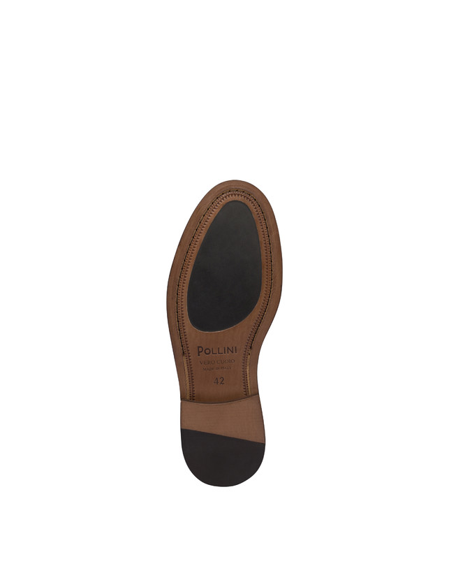 Pollini Monk Strap In Capra 1920 T.moro Italy
