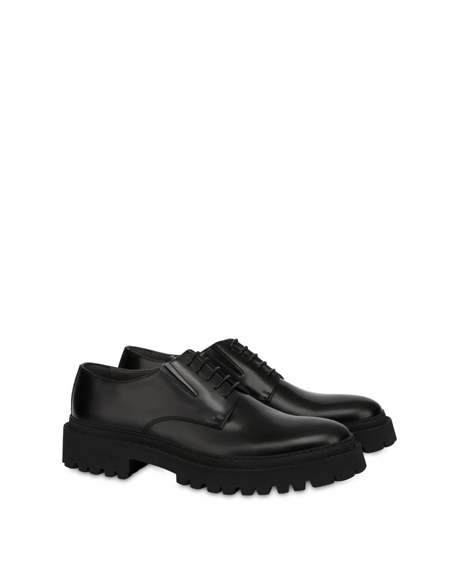 Pollini Derby In Vitello Abrasivato Royal Nero Vendita