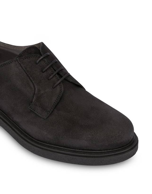 Pollini Derby In Crosta Cerata Gentlemen's Club Nero Soddisfazione Garantita