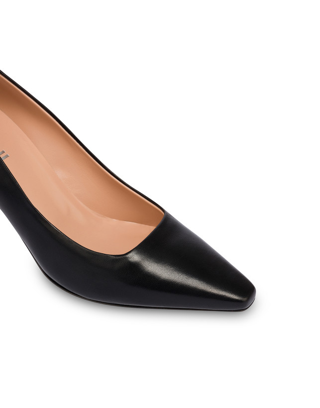 Pollini Décolleté In Nappa Cote D'azur Nero Consegna Veloce