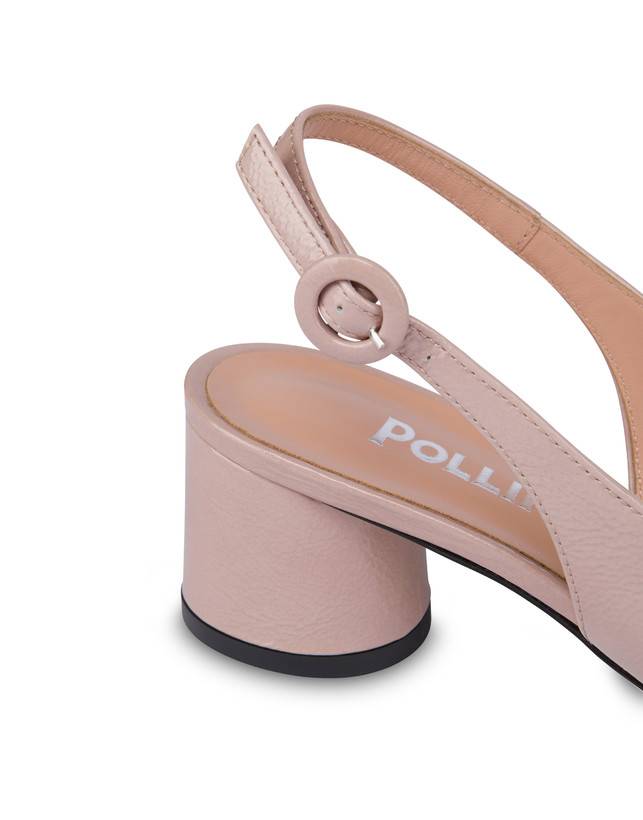 Pollini Slingback In Naplak Corinto Nude Sconto