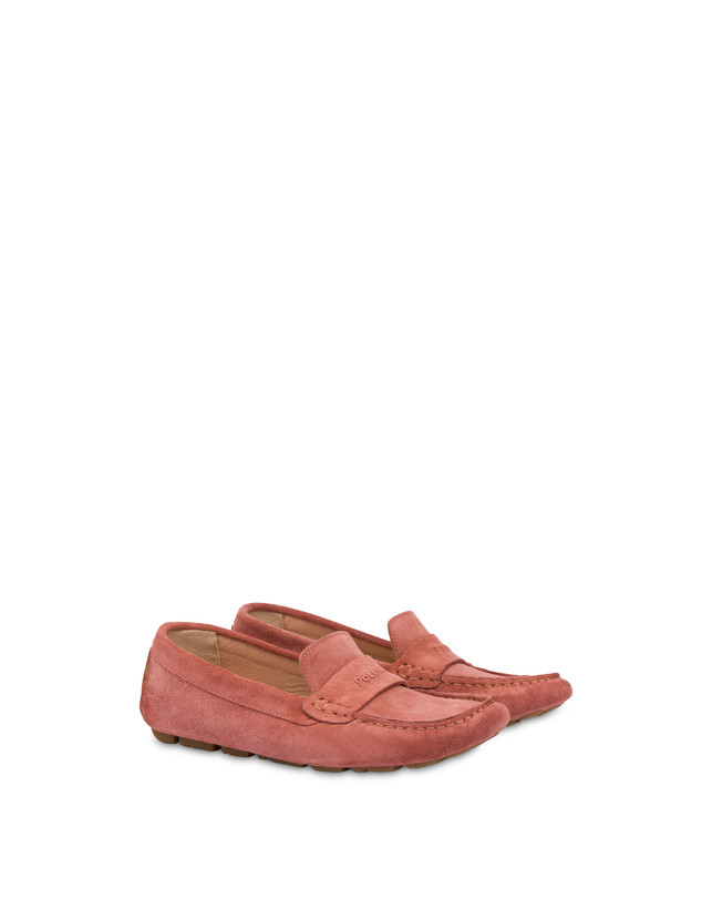 Pollini Mocassini Driver In Crosta Eazy Peonia Saldi Di Fabbrica