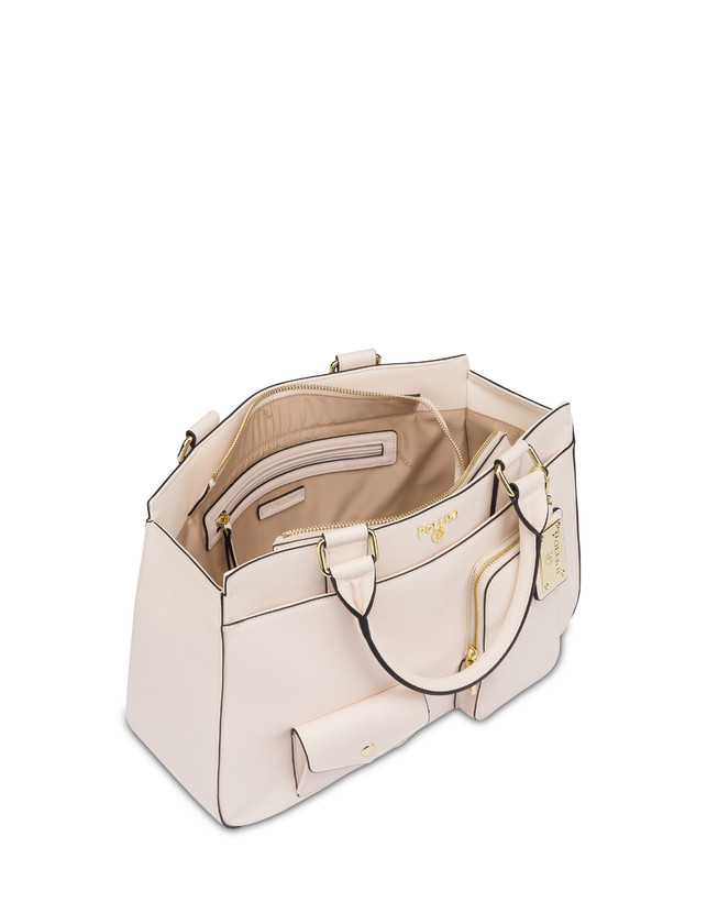 Pollini Borsa Doppio Manico Eclectic Avorio Nuova