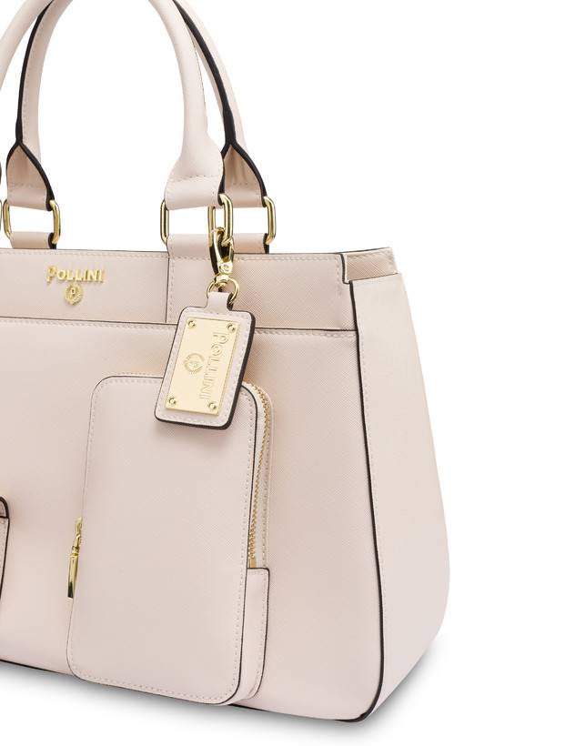 Pollini Borsa Doppio Manico Eclectic Avorio Nuova