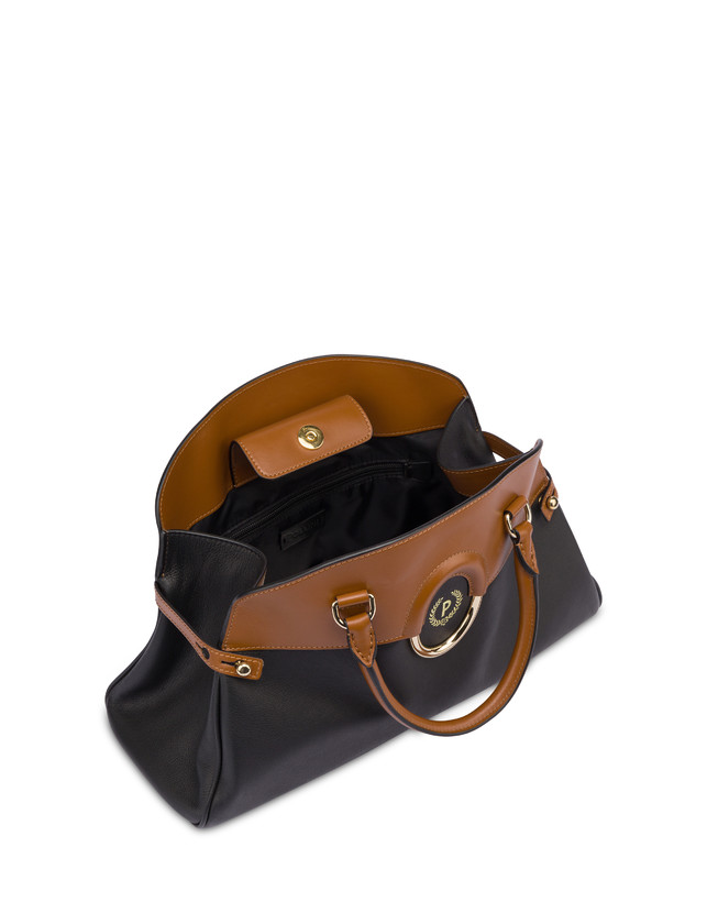 Pollini Borsa Doppio Manico Bicolor Wonder Italy