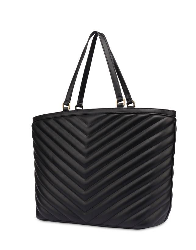 Pollini Tote Bag Matelassé Sunbeam Nero Pezzi Unici