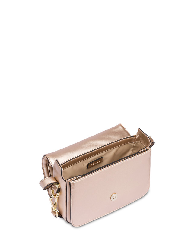 Pollini Borsa A Tracolla Matelassé Sunbeam Rose Gold Shopping Online