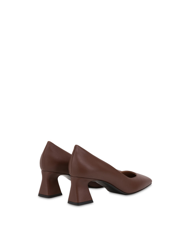 Pollini Décolleté In Vitello Nina Legno Presa