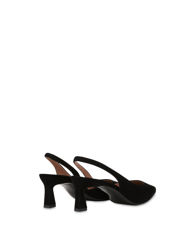 Pollini Slingback In Camoscio Sissi Nero Hotsell