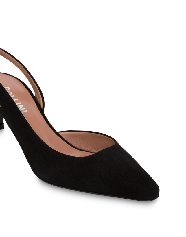 Pollini Slingback In Camoscio Sissi Nero Hotsell