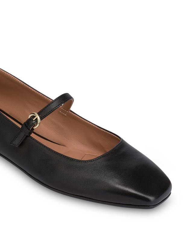 Pollini Ballerine In Nappa Nina Nero Negozio
