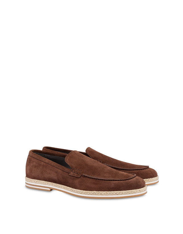 Pollini Slip-on In Crosta B-light Marrone Italy