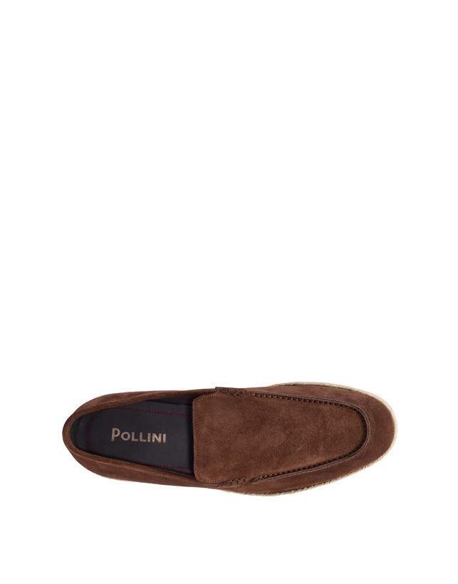 Pollini Slip-on In Crosta B-light Marrone Italy