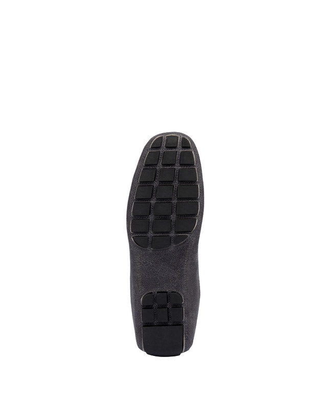 Pollini Mocassini In Capra Drivers Grafite Pezzi Unici