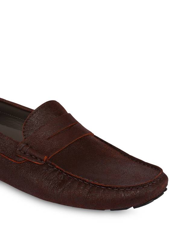 Pollini Mocassini In Capra Drivers Ruggine Soddisfazione Garantita