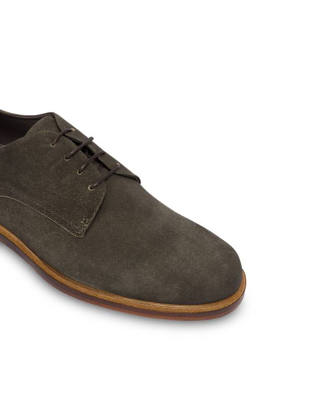 Pollini Derby In Scamosciato Classic Grafite Shopping Online