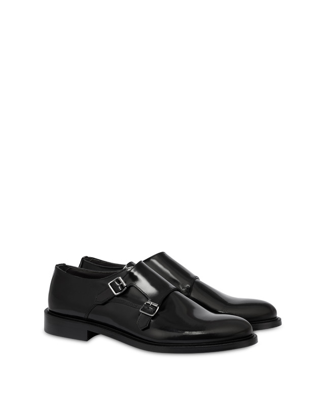 Pollini Monk Strap In Vitello 1920 Nero Novità