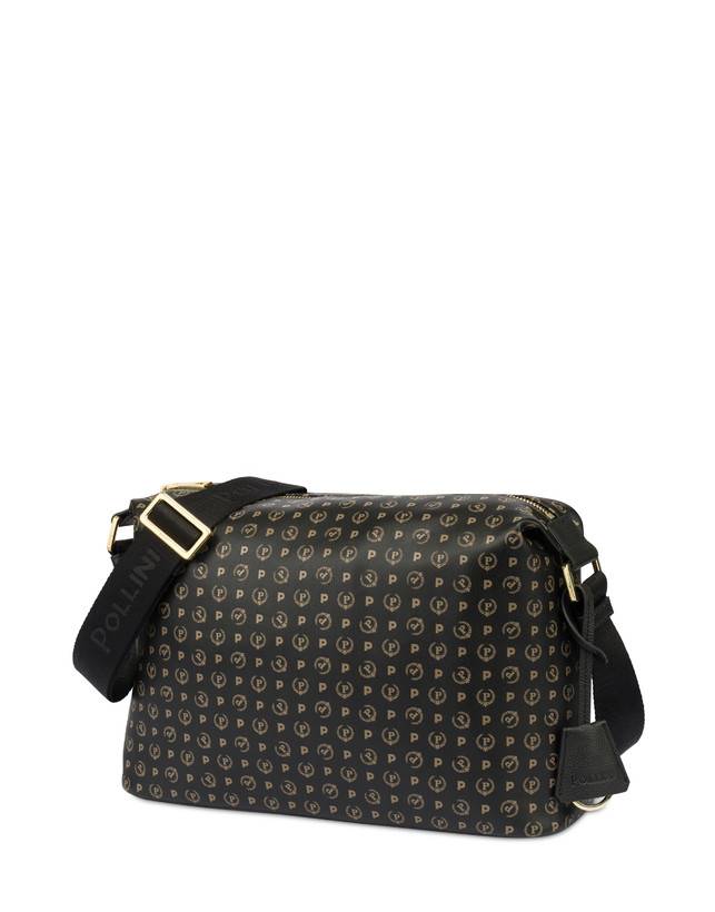 Pollini Borsa A Spalla Heritage Soft Touch Nero/nero Online