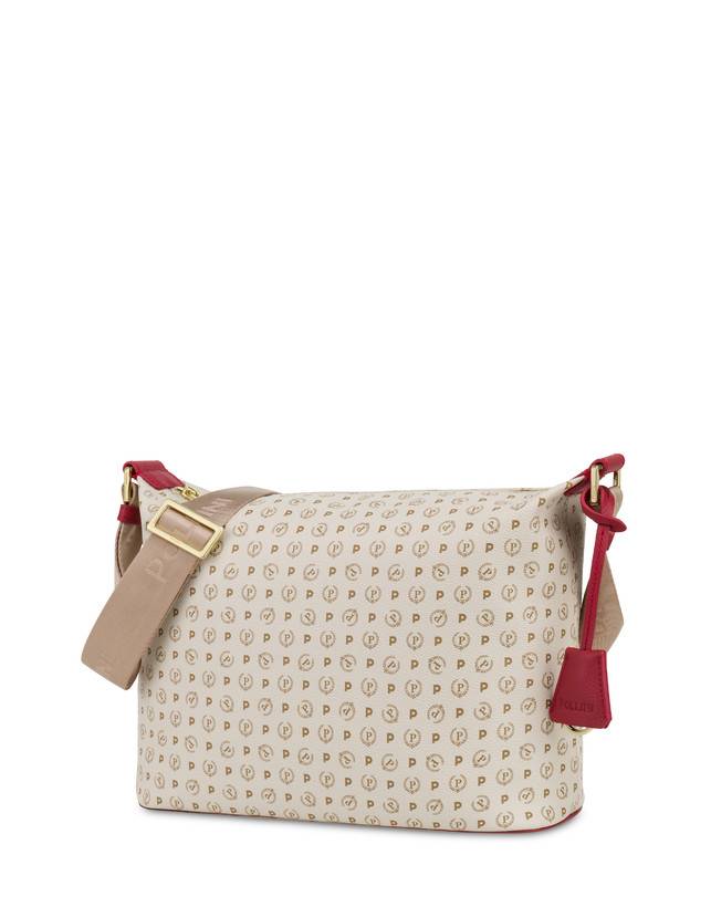 Pollini Borsa Hobo Heritage Logo Classic Avorio/lacca Offerte